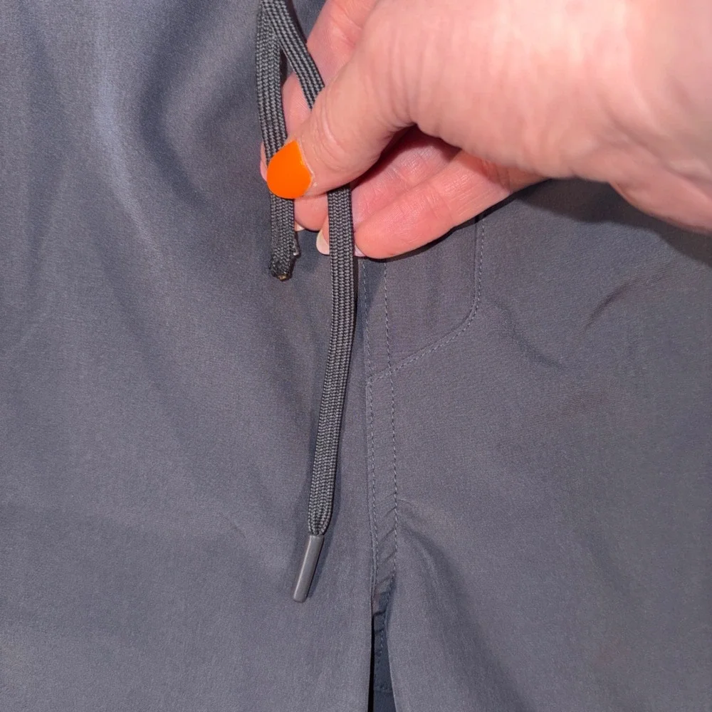 Ten Thousand Mens XL Gray Training‎ Shorts Drawstring Athletic Gym Active